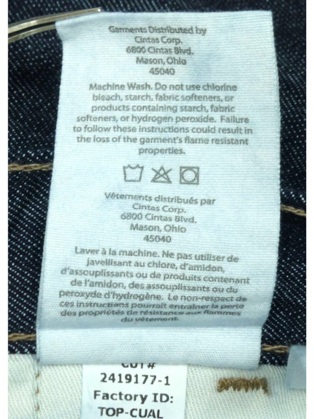 Carhartt FR Mens Flame-Resistant Denim Work Jeans 32x30 Relaxed Fit - Picture 14 of 16